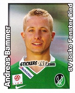Figurina Andreas Bammer - Österreichische Fußball-Bundesliga 2008-2009 n. 190 - Panini