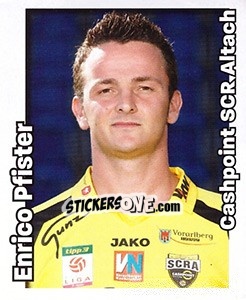 Sticker Enrico Pfister - Österreichische Fußball-Bundesliga 2008-2009 n. 206 - Panini