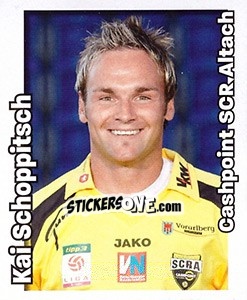 Sticker Kai Schoppitsch - Österreichische Fußball-Bundesliga 2008-2009 - Panini