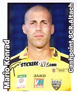 Sticker Mario Konrad - Österreichische Fußball-Bundesliga 2008-2009 - Panini