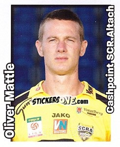 Figurina Oliver Mattle - Österreichische Fußball-Bundesliga 2008-2009 n. 218 - Panini