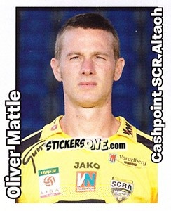 Sticker Oliver Mattle - Österreichische Fußball-Bundesliga 2008-2009 - Panini