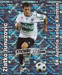 Cromo Zlatko Junuzovic - Österreichische Fußball-Bundesliga 2008-2009 - Panini