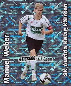 Figurina Manuel Weber - Österreichische Fußball-Bundesliga 2008-2009 n. 226 - Panini