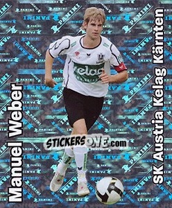 Sticker Manuel Weber - Österreichische Fußball-Bundesliga 2008-2009 - Panini