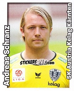 Sticker Andreas Schranz - Österreichische Fußball-Bundesliga 2008-2009 - Panini