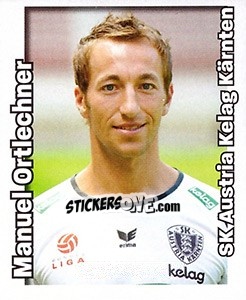 Sticker Manuel Ortlechner - Österreichische Fußball-Bundesliga 2008-2009 - Panini