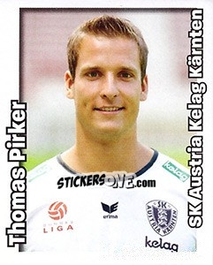 Cromo Thomas Pirker - Österreichische Fußball-Bundesliga 2008-2009 - Panini