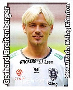 Sticker Gerhard Breitenberger - Österreichische Fußball-Bundesliga 2008-2009 - Panini