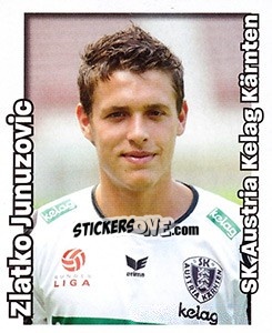 Sticker Zlatko Junuzovic - Österreichische Fußball-Bundesliga 2008-2009 - Panini
