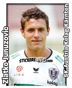 Cromo Zlatko Junuzovic - Österreichische Fußball-Bundesliga 2008-2009 - Panini