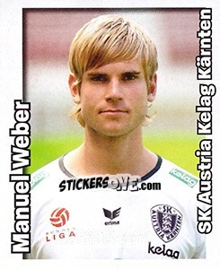 Sticker Manuel Weber - Österreichische Fußball-Bundesliga 2008-2009 - Panini