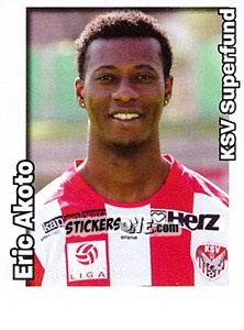 Figurina Eric Akoto - Österreichische Fußball-Bundesliga 2008-2009 n. 257 - Panini