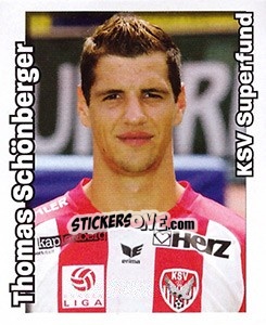 Figurina Thomas Schonberger - Österreichische Fußball-Bundesliga 2008-2009 n. 263 - Panini