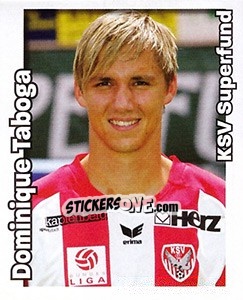 Figurina Dominique Taboga - Österreichische Fußball-Bundesliga 2008-2009 n. 264 - Panini