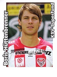 Sticker Boris Huttenbrenner - Österreichische Fußball-Bundesliga 2008-2009 - Panini