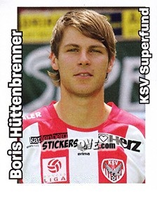Figurina Boris Huttenbrenner - Österreichische Fußball-Bundesliga 2008-2009 n. 265 - Panini