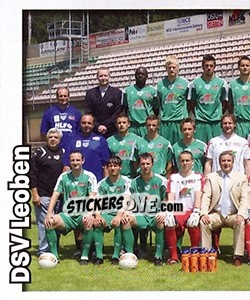 Cromo DSV Leoben (Team) - Österreichische Fußball-Bundesliga 2008-2009 - Panini