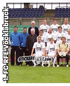 Sticker 1. FC RFE Vocklabruck (Team) - Österreichische Fußball-Bundesliga 2008-2009 n. 301 - Panini