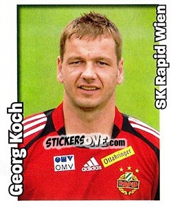 Cromo Georg Koch - Österreichische Fußball-Bundesliga 2008-2009 - Panini