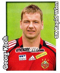 Sticker Georg Koch - Österreichische Fußball-Bundesliga 2008-2009 n. 13 - Panini