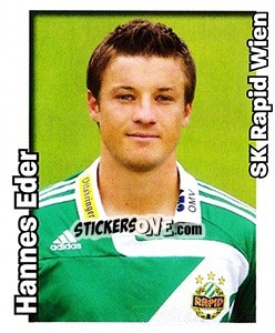 Cromo Hannes Eder - Österreichische Fußball-Bundesliga 2008-2009 - Panini