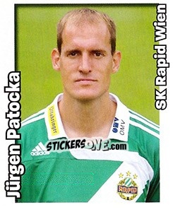 Cromo Jürgen Patocka - Österreichische Fußball-Bundesliga 2008-2009 - Panini