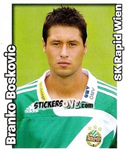 Sticker Branko Boskovic - Österreichische Fußball-Bundesliga 2008-2009 n. 21 - Panini
