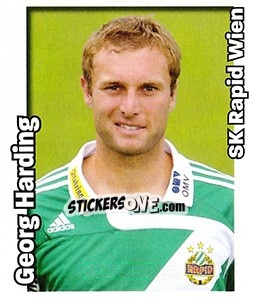 Sticker Georg Harding - Österreichische Fußball-Bundesliga 2008-2009 - Panini