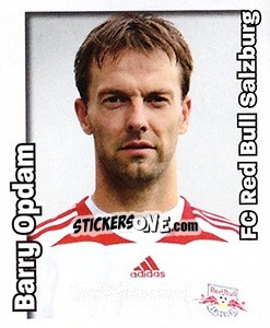 Cromo Barry Opdam - Österreichische Fußball-Bundesliga 2008-2009 - Panini