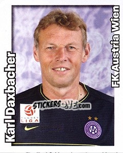 Sticker Karl Daxbacher - Österreichische Fußball-Bundesliga 2008-2009 n. 66 - Panini