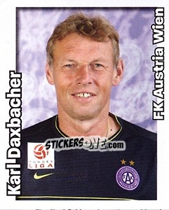 Sticker Karl Daxbacher - Österreichische Fußball-Bundesliga 2008-2009 - Panini