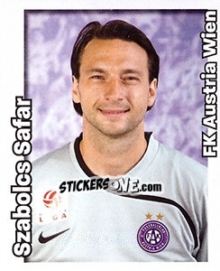 Figurina Szabolcs Safar - Österreichische Fußball-Bundesliga 2008-2009 n. 67 - Panini