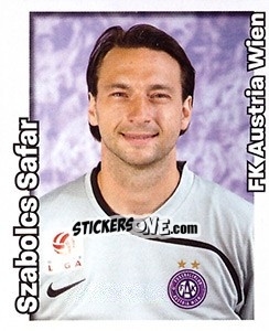 Cromo Szabolcs Safar - Österreichische Fußball-Bundesliga 2008-2009 - Panini