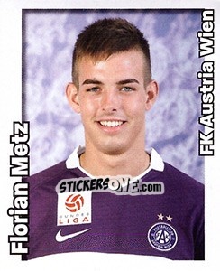 Sticker Florian Metz - Österreichische Fußball-Bundesliga 2008-2009 n. 71 - Panini