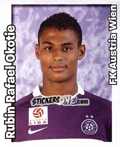 Sticker Rubin Rafael Okotie - Österreichische Fußball-Bundesliga 2008-2009 n. 83 - Panini