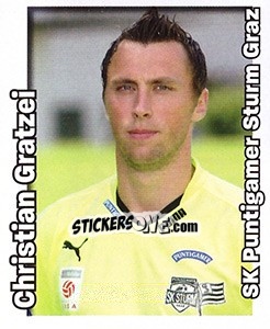 Sticker Christian Gratzei - Österreichische Fußball-Bundesliga 2008-2009 - Panini