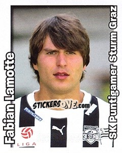 Sticker Fabian Lamotte - Österreichische Fußball-Bundesliga 2008-2009 - Panini