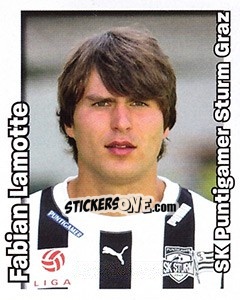 Figurina Fabian Lamotte - Österreichische Fußball-Bundesliga 2008-2009 n. 97 - Panini