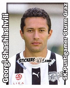Sticker Georgi Shashiashvili - Österreichische Fußball-Bundesliga 2008-2009 - Panini