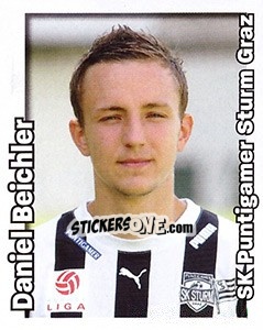 Sticker Daniel Beichler - Österreichische Fußball-Bundesliga 2008-2009 n. 100 - Panini