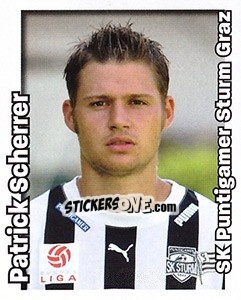 Sticker Patrick Scherrer - Österreichische Fußball-Bundesliga 2008-2009 - Panini