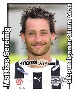 Sticker Mattias Sereinig - Österreichische Fußball-Bundesliga 2008-2009 - Panini