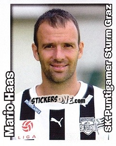 Sticker Mario Haas - Österreichische Fußball-Bundesliga 2008-2009 - Panini