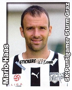Sticker Mario Haas - Österreichische Fußball-Bundesliga 2008-2009 n. 108 - Panini