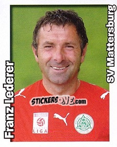 Sticker Franz Lederer - Österreichische Fußball-Bundesliga 2008-2009 - Panini