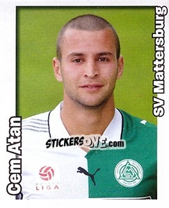 Sticker Cem Atan - Österreichische Fußball-Bundesliga 2008-2009 n. 127 - Panini