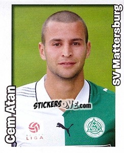 Sticker Cem Atan - Österreichische Fußball-Bundesliga 2008-2009 - Panini