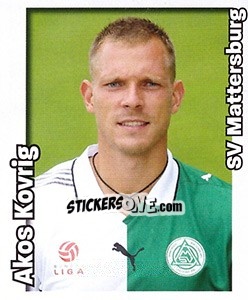 Figurina Akos Kovrig - Österreichische Fußball-Bundesliga 2008-2009 n. 129 - Panini