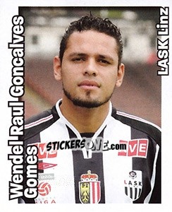 Sticker Wendel Raul Goncalves Gomes - Österreichische Fußball-Bundesliga 2008-2009 n. 155 - Panini